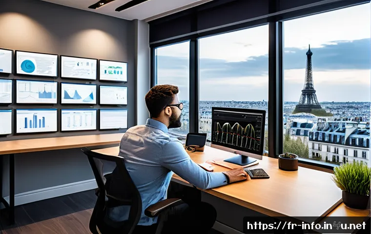 정보처리 자격증을 활용한 IT 직군별 이직 팁 - A modern professional workspace scene featuring a mid-30s European IT specialist in business casual ...